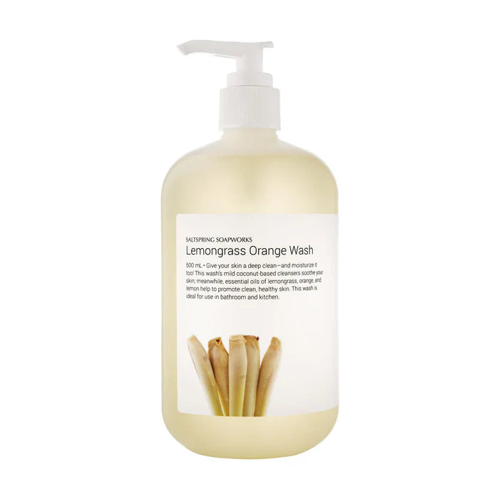 Salt Spring Soap Works Wash- Lemongrass Orange