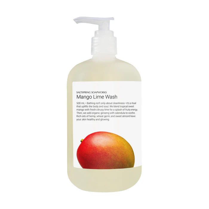 Salt Spring Soap Works Wash- Mango Lime